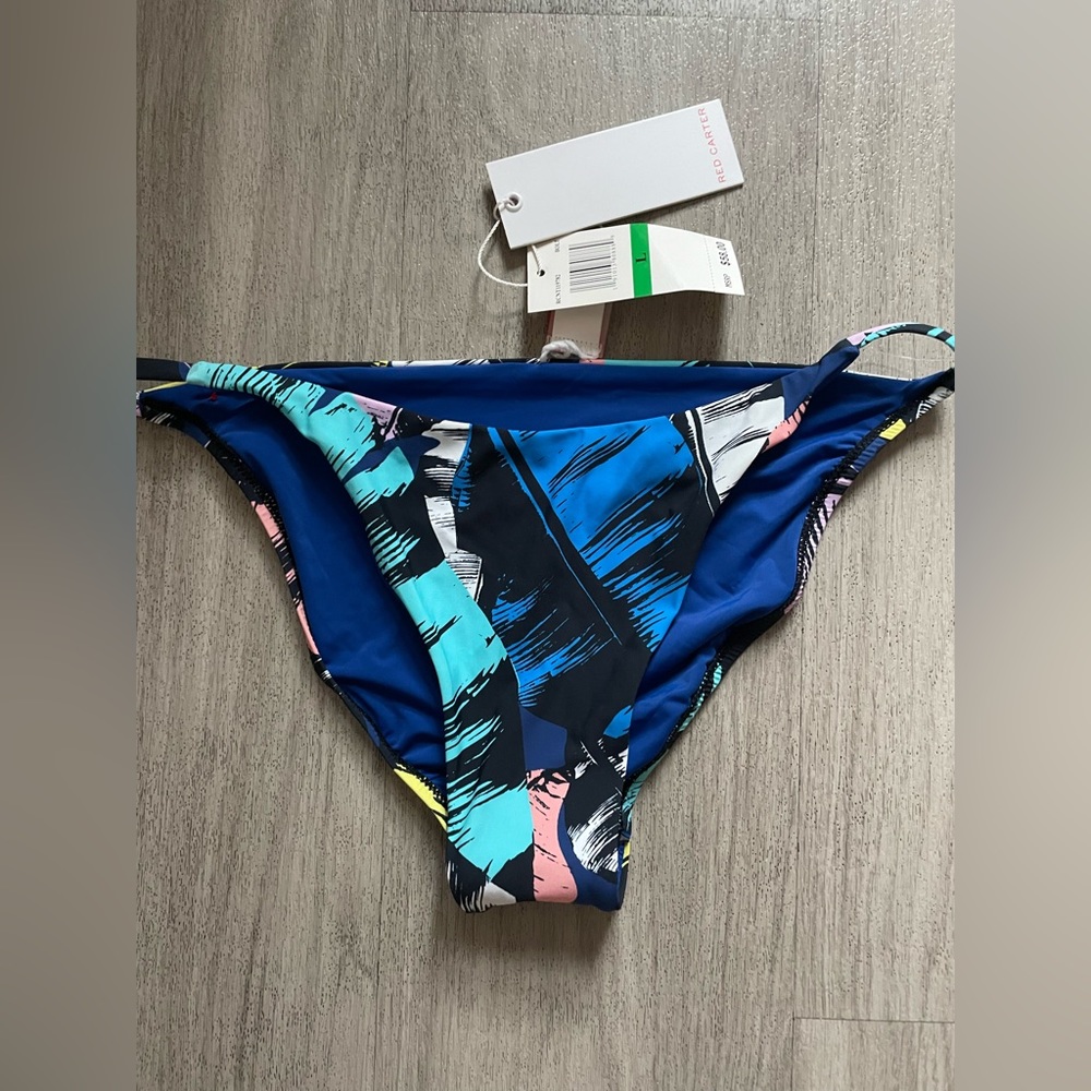 NWT Red Carter bikini bottoms sz L